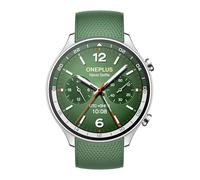 OnePlus 2R Watch with Wear OS 4 by Google, Snapdragon W5 Chipset, Up to 100 Hours of Battery Life, 1.43 Inch AMOLED Display, Sports Mode Over 100, Dual Frequency GPS, Green