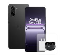 OnePlus Nord CE5 Smartphone 8GB RAM 128GB Storage, 6.77" 120Hz AMOLED, 50MP OIS, 5200mAh Battery, with 80W Charger and Nord Buds 3 Pro, Black