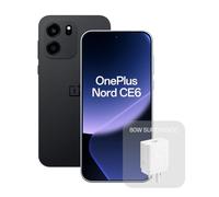 OnePlus Nord CE6 AI Smartphone, Snapdragon 7s Gen 4, Battery 7500mAh, 6.78" Display 144Hz 1.5K AMOLED, 50MP OIS Camera, 4K Video, 80W SUPERVOOC Charger, IP68/69K, 32MP Selfie, Black