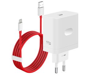 Oneplus OnePlus SUPERVOOC 100W USB 5A charger with 1m cable, White