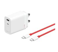 OnePlus SUPERVOOC 120W Fast Charger, Dual Ports GaN Power Adapter with Type-C Flash Cable, 65W PD and PPS Charging Protocols, Compatible with OnePlus 13/13R/Nord5/CE5