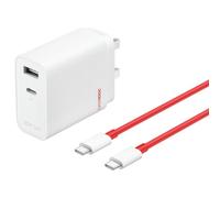 OnePlus SUPERVOOC 80W Fast Charger, Dual Ports GaN Power Adapter with Type-C Flash Cable, Compatible with OnePlus 15/15R/13/13R/Nord5/CE5