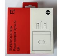 OnePlus White SUPERVOOC 80W USB-A Power Adapter Charger (UK)