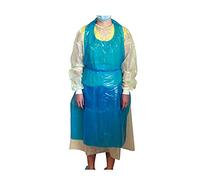 OneProtek Disposable Polyethylene (PE) Aprons, 25 Micron Thickness, High Quality, Versatile - One Size (119cm)