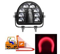 ONERAY Forklift Safety Light Red Arc LED Warning Light Warehouse Pedestrian Warning Arch Zone Spotlight 20W DC10-80V for Truck Security Indicator Spotlight Brightness (New)