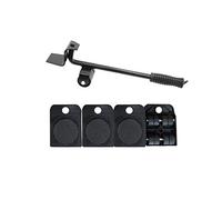Onerbuy Furniture Lifter with 4 Pack Moving Sliders Heavy Furniture Roller Move Tools Max Up for 150KG/330 LB, 360 Degree Rotatable Pads (Black)