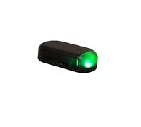 Onerbuy Solar Power Simulated Car Alarm LED Light Anti-theft Warning Lights Flashing Security Lamp (Green)