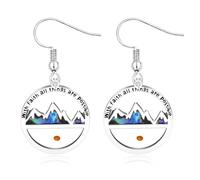 Oneress Bible Verse Earrings Engraved With Faith All Things are Possible - Round Mountain Mustard Seed Faith Dangle Earrings for Women Girls Birthday Mother's Day Jewelry YA4605