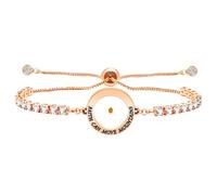 Oneress Handmade Christian Mustard Seed Rose Gold Bracelet Gifts from Christianity and God, Everything is Possible Mustard Seed Jewelry Bracelet for Women