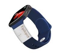 Oneress Medical Alert Watch Band Tag for Apple Watch, Engraved Epilepsy ID Tag, Stainless Steel Durable Medical Emergency Label for Fitness & Seniors YA4313 White-Epilepsy