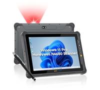 ONERugged Rugged Tablet with Barcode Scanner M10J, 10.1 inch Windows 11 Pro Enterprise Tablet w/Honeywell N4680 Scan Engine, 1D/2D QR Inventory Scanner, 8GB+128GB Industrial Work PC for WMS, Retail