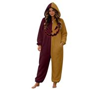 Onesie Adult Cuddly Pyjamas Silly Cuddly Suit Halloween Costume | Halloween Pyjamas Women's Witch Horror Ghost Face Warm Two-Tone Pyjamas for Halloween Costume Party