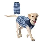 Onesie For Dogs After Surgery - Recovery Shirt for Male Female Anti-Licking Pet Dog Surgery Recovery Shirt - Surgery Suit For Dogs -Vu01,Bluestripe-XXL