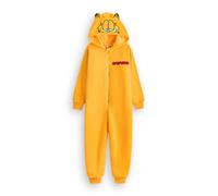 Garfield Adults Onesie | All in One Sleepsuit Pyjamas in Orange for Men & Women | Nightwear Zip Jumpsuit with Hood and 3D Tail | Cartoon Cat One-Piece Bodysuit Loungewear Merchandise Gift
