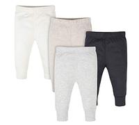 Onesies Brand Baby Boys 4 Pack Mix Match Newborn To 12m Pants, Heather Grey And Neutral, 12 Months US