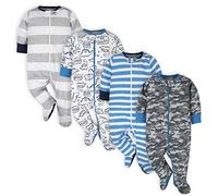 Onesies Brand Baby Boys 4-pack 'N Play Footies And Toddler Sleepers, Blue Dino, 6-9 Months US