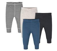 Onesies Brand Baby Boys 4 Pack Pants Mix n Match Newborn to 12M, Blue Stripe Active Pack, 6-9 Months