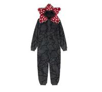 onesies for men Unisex 3D Hooded Demogorgon Pyjama for Men and Women Long Sleeved One Piece Pajamas Demogorgon Onesie Winter Warm Fleece Sleepwear Christmas Pajama for Adults,Gray,XL