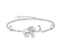 OneSight Elephant Bracelet/Anklets/Necklace/Earring for Women 925 Sterling Silver Elephants Bracelets Jewelry, Sterling Silver ,