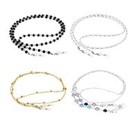 ONESING 4-10 Pcs Eyeglass Chains for Women Eyeglasses String Holder Glasses Strap Eyewear Chain Glasses Cord Lanyard Gift, Multi C-4pcs, Large