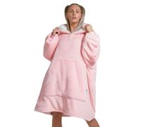 onesnug Premium Hoodie Blanket, Oversized Wearable Hooded Sweatshirt for Men, Women & Teens | One Size Fits All (Pink)