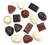 ONEST 15 Pieces Fake Chocolate Artificial Food Realistic Mixed Color Chocolate Models Bulk Faux Dessert