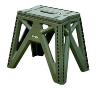 onestopbuys Foldable Stool Step Chair Lightweight Kitchen Outdoor Camping Heavy Duty 150kg (Green)