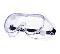onestopbuys Safety Goggles for Work, Indirect Vent Protective Glasses, Eye Protection Goggles Over Glasses for Adults, Clear Lens PPE Goggles for DIY, Lab, Cleaning, Painting (Pack of 2)