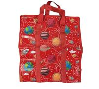 onestopbuys Storage Laundry Bag Extra Large Jumbo Strong Zipped Under Bed Bedding Clothes (Design 15, 45x40x15CM)