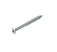 OneStopDIY 100 X 8x1 3/4 Inch Twin Thread Wood Screws - BZP Zinc-Plated Steel