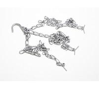 OneStopDiy 3 X 12-inch Hanging Basket Replacement Chain - BZP Steel
