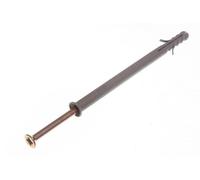 ONESTOPDIY.COM 10 X Nylon Hammer In Frame Fixings Rawl Masonry Plugs &Amp; Screws M8 X 120mm NEW