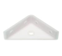 ONESTOPDIY.COM 10 X White Plastic Corner Angle Brackets 50mm X 50mm 2 X 2 Inch NEW