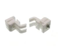 ONESTOPDIY.COM 2 X Curtain Glide Rail Stop Ends Fits Swish Solo Glyde Dovetail Type NEW