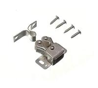 ONESTOPDIY.COM 2 X DOUBLE ROLLER CATCH TWIN CUPBOARD LATCH BZP WITH SCREWS (pack of 4)