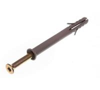 ONESTOPDIY.COM 6 X Nylon Hammer In Frame Fixings Masonry Plug &Amp; Screw M10 X 100mm NEW