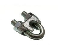 ONESTOPDIY.COM 8 X Wire Rope Cable Grip Clamp U Bolt Fixings M16 BZP Rust Proof Steel NEW