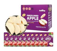 ONETANG Freeze-Dried Fruit Apple Chips, 10 Pack Single-Serve Pack, Non GMO, Kosher, No Add Sugar, Gluten free, Vegan, Holiday Gifts, Healthy Snack 0.35 Ounce