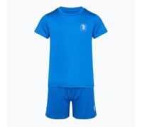 OneTeam Precision Children's Football Set with Jersey and Shorts. Quick-Drying Short Sleeve Set Made of 95% Polyester and 5% Elastane for Training in Several Variations