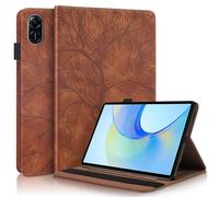 ONETHEFUL Flip Book Cover for Honor Pad X9 11.5 inch 2023 Case PU Leather Life Tree Stand Protective Tablet Covers - Brown