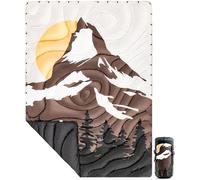 OneTigris Camping Blanket,Wearable Outdoor Quilt with Recycled Thermal Insulation, Convertible to Sleeping Bag, Lightweight & Portable Travel Blanket for Camping &Hiking