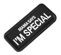 OneTigris Funny Morale Patch, “Mama Says I’m Special” Embroidered Tactical Patch with Hook & Loop for Backpacks, Jackets, Helmets, Hats, Dog Harnesses & Gear
