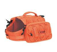 OneTigris Mammoth Dog Backpack 2.0 Version Tear Camping Hiking Dog Backpack for M/L Size Dogs (M, Orange)