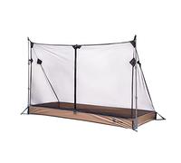 OneTigris Mesh Tent with 3000 Waterproof Bathtub Floor, Ultralight 1 Person Tent for Camping Backpacking Hiking Traveling Fishing Patio (Coyote Brown)