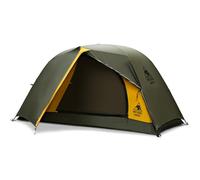 OneTigris Stella 4 Season Camping Tent Backpacking 1/2 Person Waterproof Lightweight Easy Setup Instant 3000mm Waterproof Rating Outdoor Hiking Tent (1P Green)