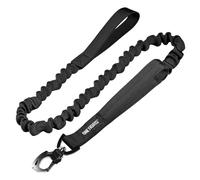 OneTigris Tactical Dog Training Leash Bungee Leash with 2 Control Handle Quick Release Nylon Leads Rope