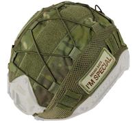 OneTigris Tactical Helmet Cover, Airsoft Fast Helmet Cover Cloth in Size M/L, Camo Tropic