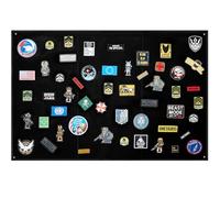 OneTigris Tactical Patch Display Board, Foldable Morale Patch Wall Panel for Military Patches, Airsoft Gear, Name Tapes & Badge Collection, Hook & Loop Display Organizer- L: 109 x 70cm / M: 45 x 58cm