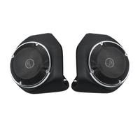 ONETK WOWTK King Tour Luggage Pack 6.5" Rear Speakers Pod Kit fits for Harley Touring Electra Glide, Street Glide, Ultra Limited, Road Glide Ultra and Tri Glide Models 2014-2023,Chrome