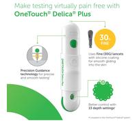 OneTouch Delica Plus 30G Lancets Box of 200 - REF:3783446